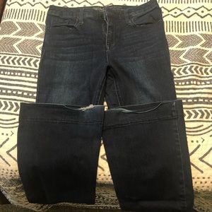 High waist flare jeans